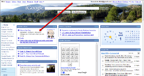 igoogle screen capture