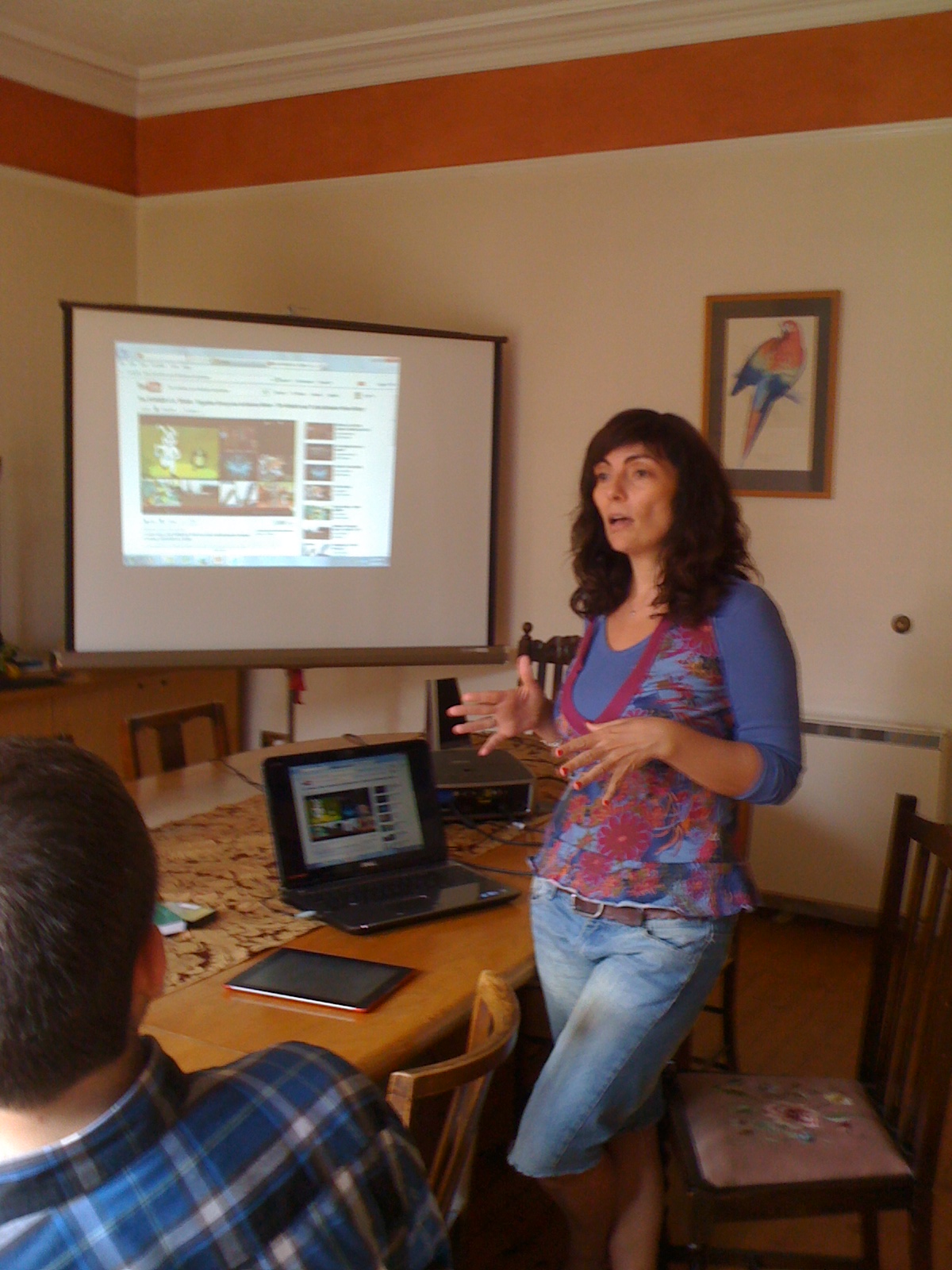 Sophia presenting