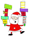 santa with gifts